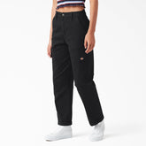 Women's Relaxed Fit Cropped Cargo Pants-Women|Dickies