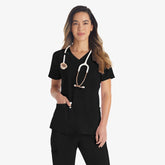Women's EDS Essentials V-Neck Scrub Top-Women|Scrubs|Dickies
