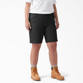 Women's Plus Cooling Relaxed Fit Shorts, 9"-Women|Dickies
