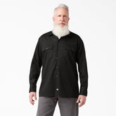 FLEX Relaxed Fit Long Sleeve Work Shirt-Men|Dickies