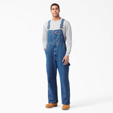 Stonewashed Indigo Bib Overalls-Men|Women|Dickies