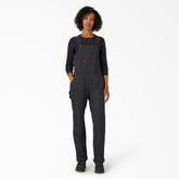 Women's Straight Fit Duck Double Front Bib Overalls-Women|Dickies
