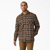 Water Repellent Fleece-Lined Flannel Shirt Jacket-Men|Sale|Dickies