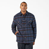 Water Repellent Fleece-Lined Flannel Shirt Jacket-Men|Sale|Dickies