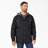 Water Repellent Duck Hooded Shirt Jacket-Men|Dickies