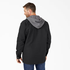 Water Repellent Duck Hooded Shirt Jacket-Men|Dickies