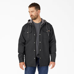 Water Repellent Duck Hooded Shirt Jacket-Men|Dickies