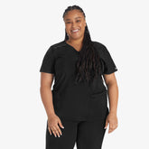 Women's EDS Essentials Mock Wrap Scrub Top-Women|Scrubs|Dickies