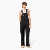 Women’s Pinstripe Service Bib Overalls-Sale|Dickies
