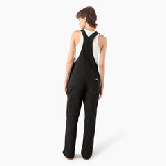 Women’s Pinstripe Service Bib Overalls-Sale|Dickies