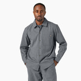 Lima Pinstripe Button-Up Shirt-Men|Sale|Dickies