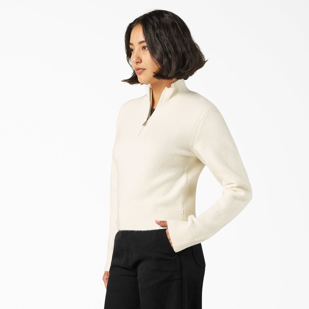Women’s Ruston Quarter Zip Sweater-Women|Dickies
