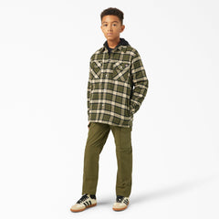 Boys’ Flannel Shirt Jacket-Kids|Dickies