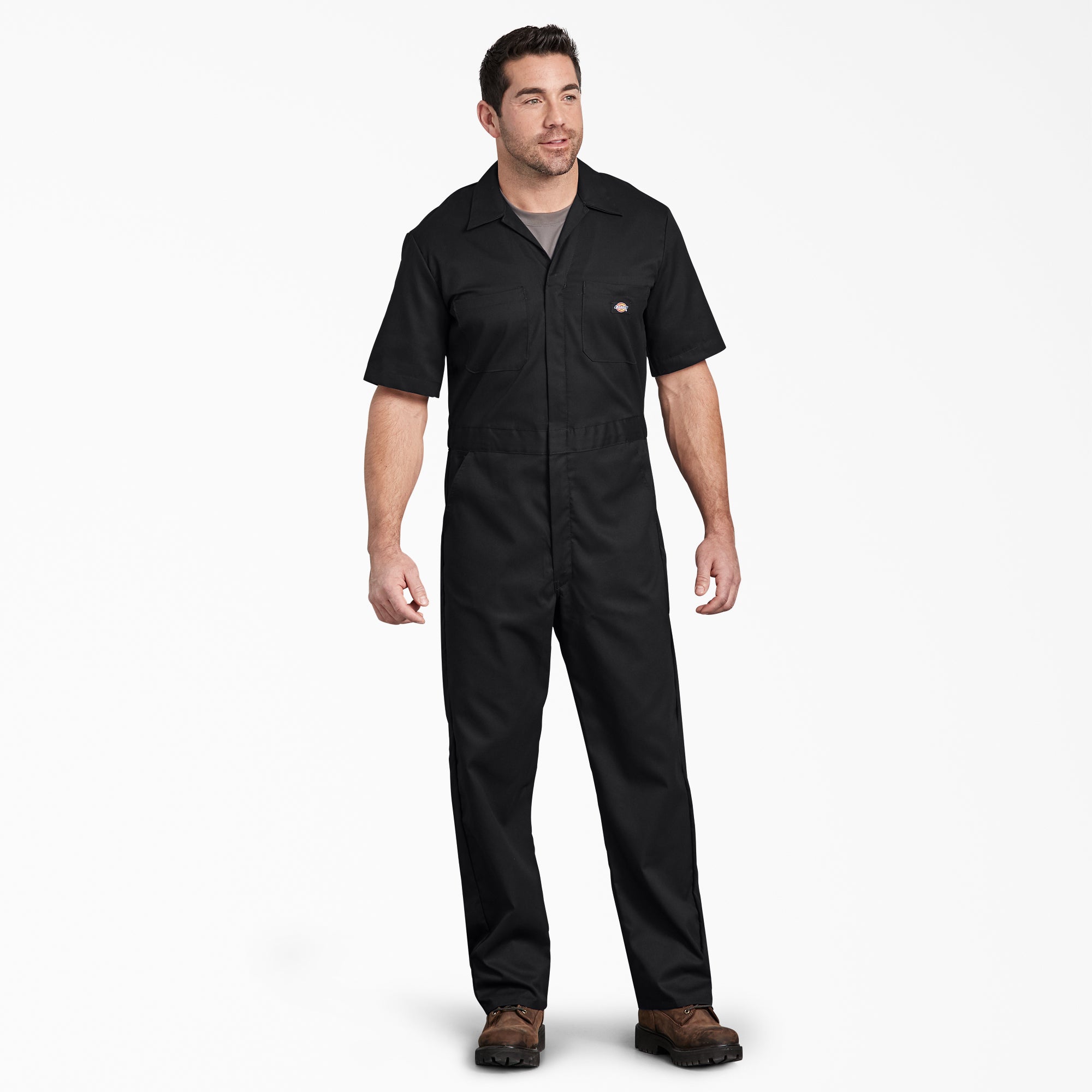 FLEX Cooling Short Sleeve Coveralls-Men|Dickies
