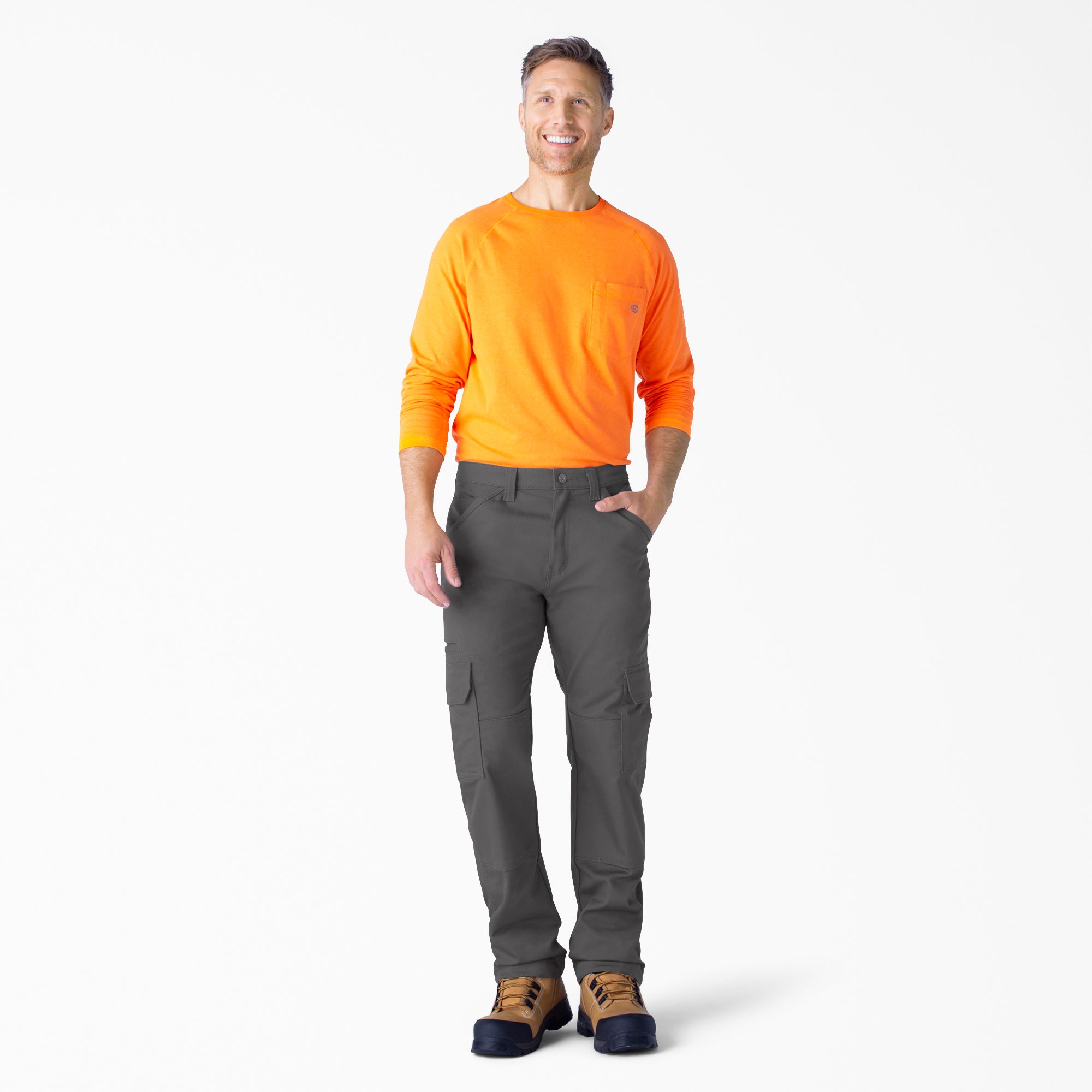 FLEX DuraTech Relaxed Fit Duck Cargo Pants-Men|Dickies
