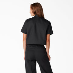 Women's Cropped Work Shirt-Men|Women|Dickies