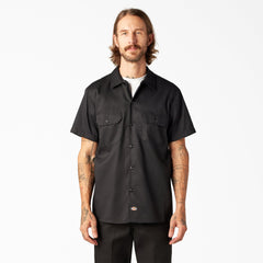 FLEX Slim Fit Short Sleeve Work Shirt-Men|Dickies
