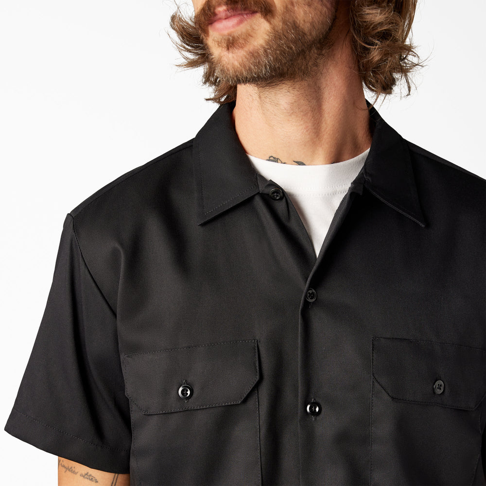 FLEX Slim Fit Short Sleeve Work Shirt-Men|Dickies