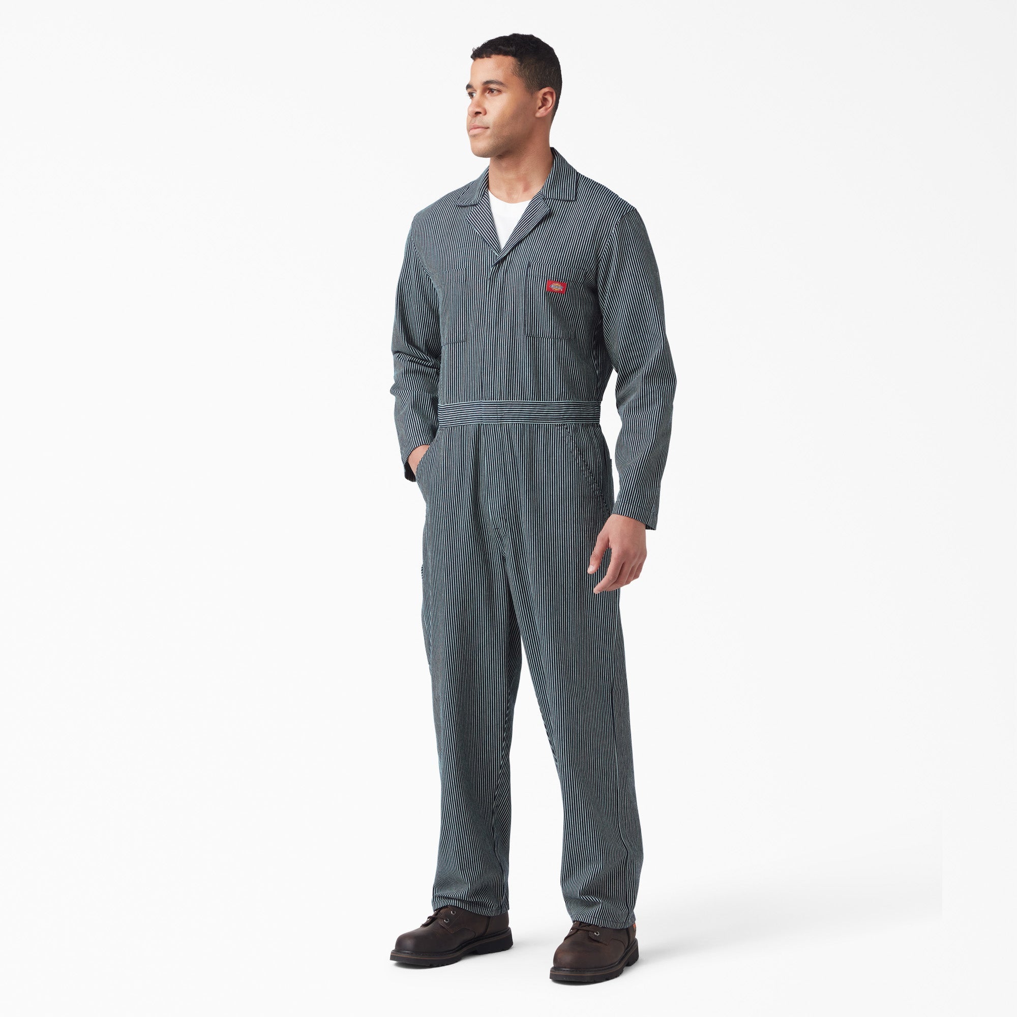 Hickory Stripe Coveralls-Men|Women|Dickies