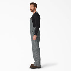 Hickory Stripe Bib Overalls-Men|Women|Dickies