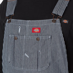 Hickory Stripe Bib Overalls-Men|Women|Dickies