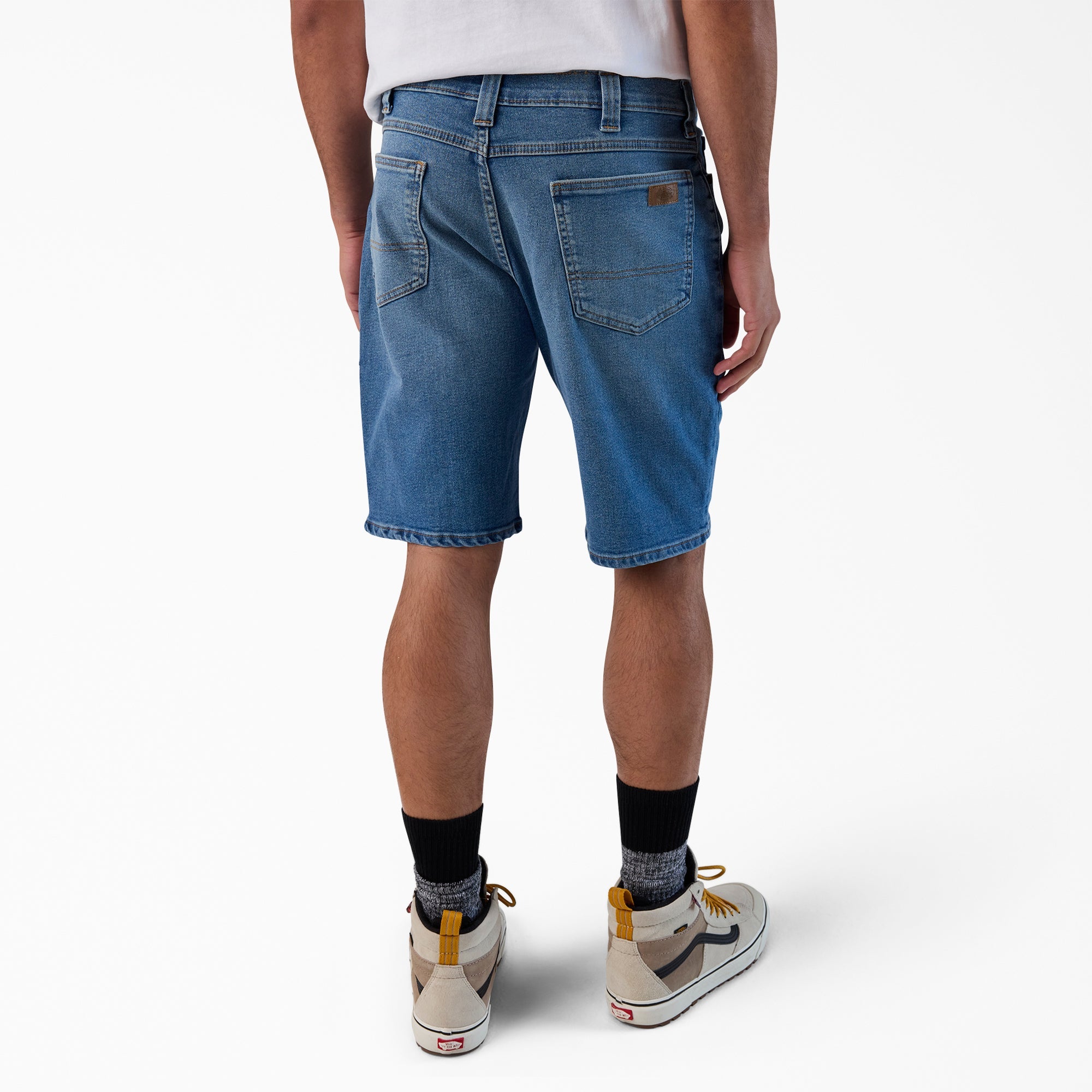 FLEX 5-Pocket Denim Shorts, 11"-Men|Dickies