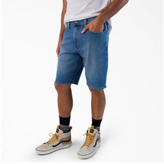 FLEX 5-Pocket Denim Shorts, 11"-Men|Dickies