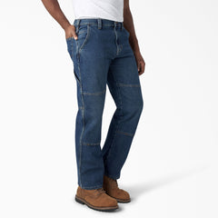 FLEX Relaxed Fit Double Knee Jeans-Men|Dickies
