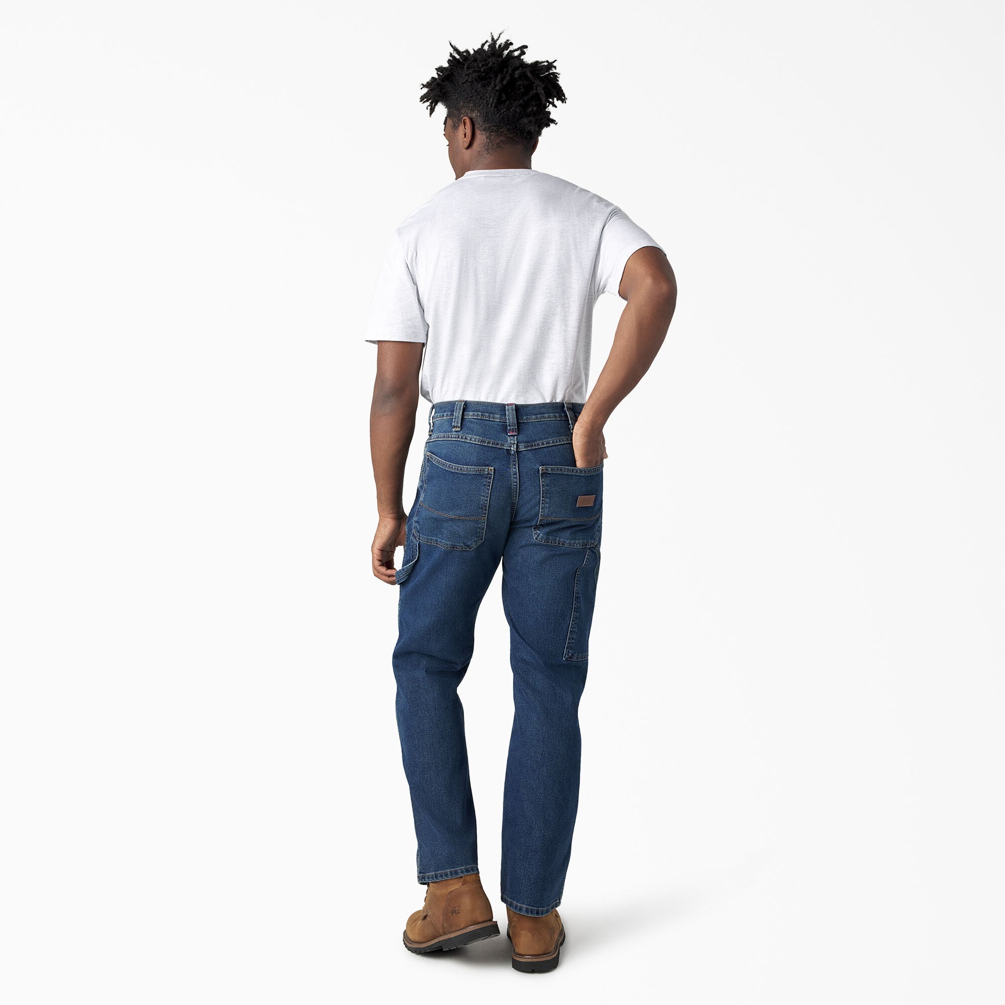 FLEX Relaxed Fit Double Knee Jeans-Men|Dickies