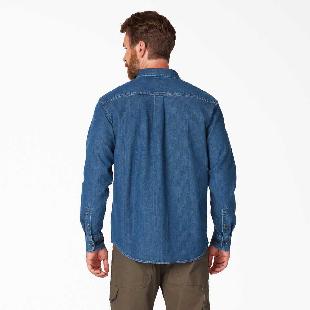 FLEX Denim Long Sleeve Shirt-Men|Dickies