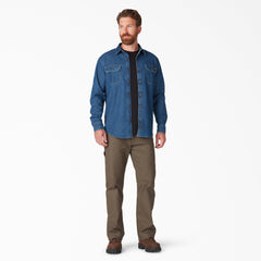 FLEX Denim Long Sleeve Shirt-Men|Dickies