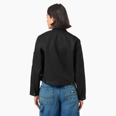 Women’s Unlined Cropped Eisenhower Jacket-Women|Dickies