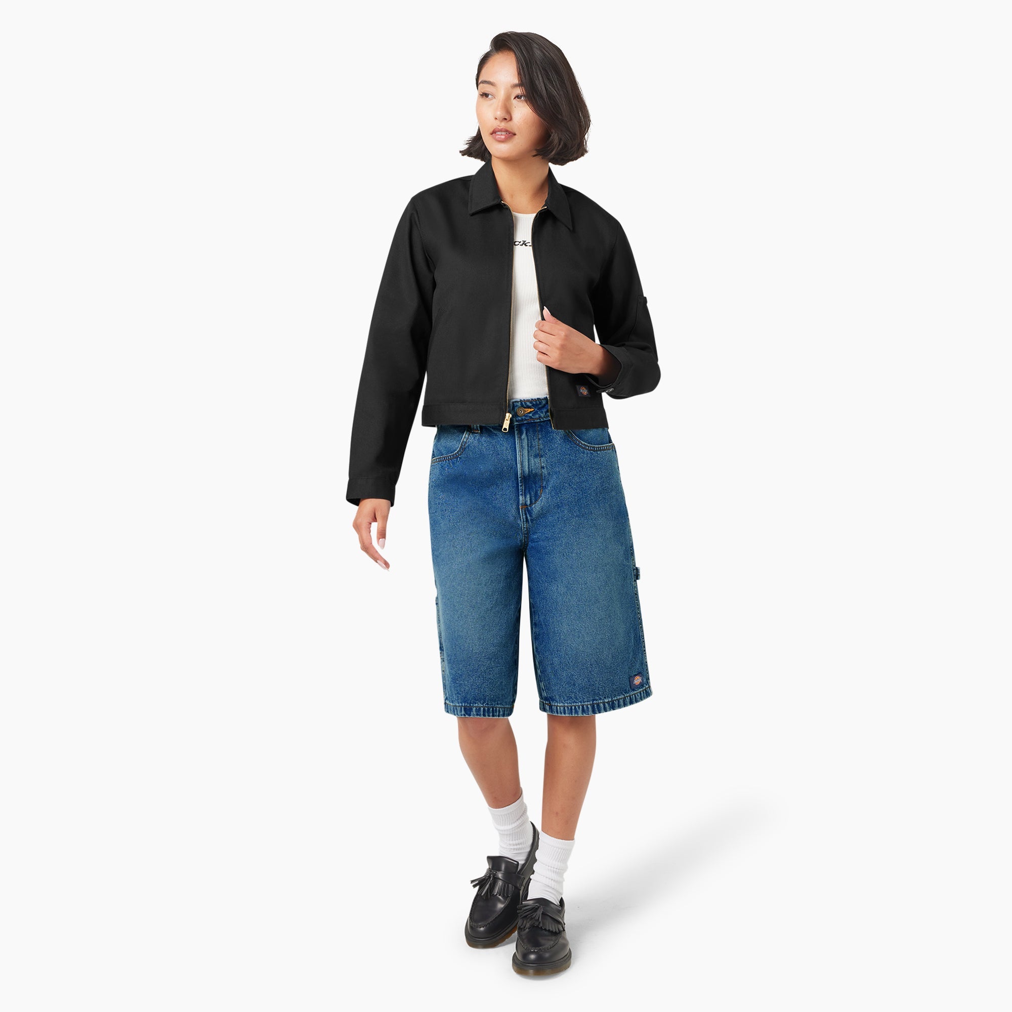 Women’s Unlined Cropped Eisenhower Jacket-Women|Dickies