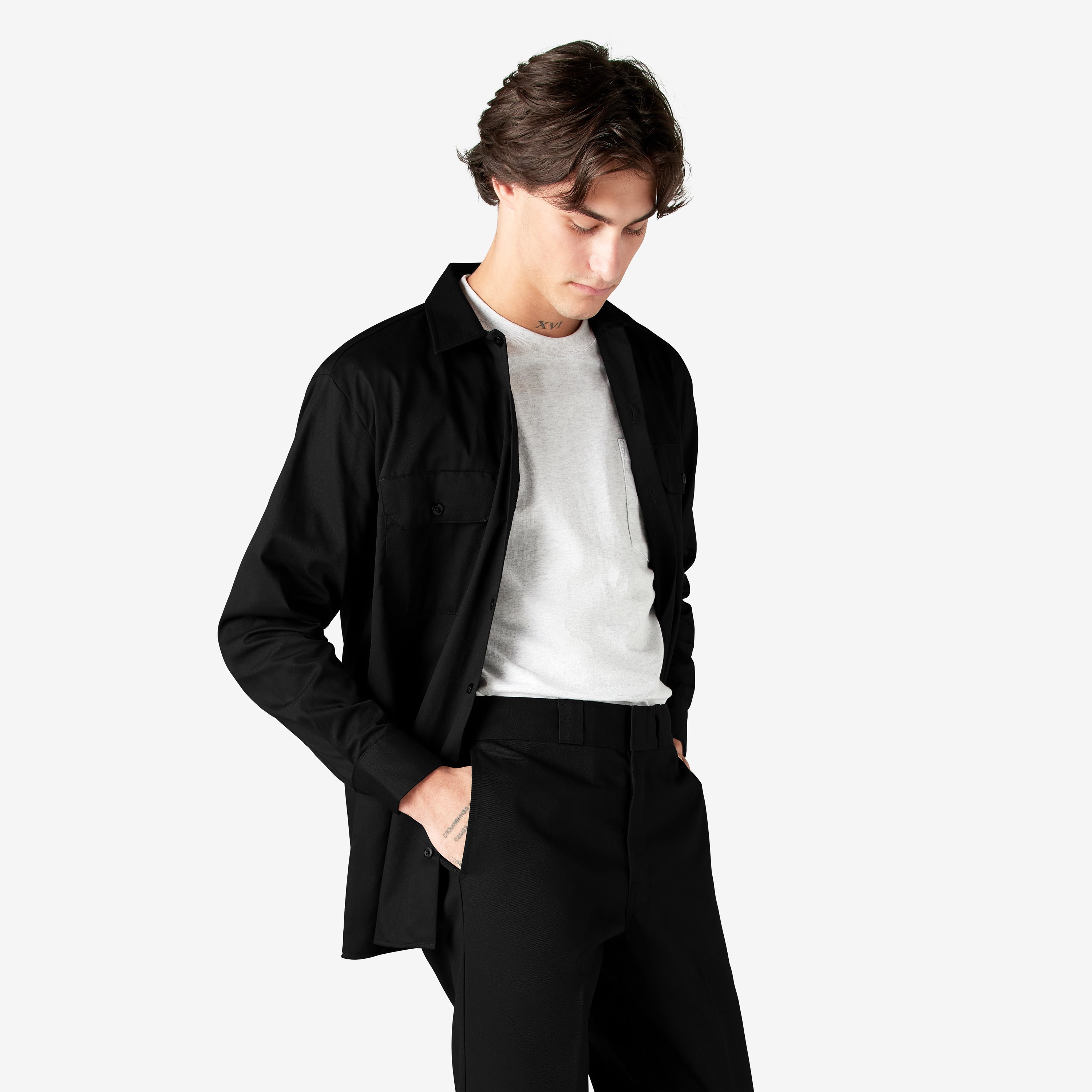 Long Sleeve Work Shirt-Men|Women|Dickies