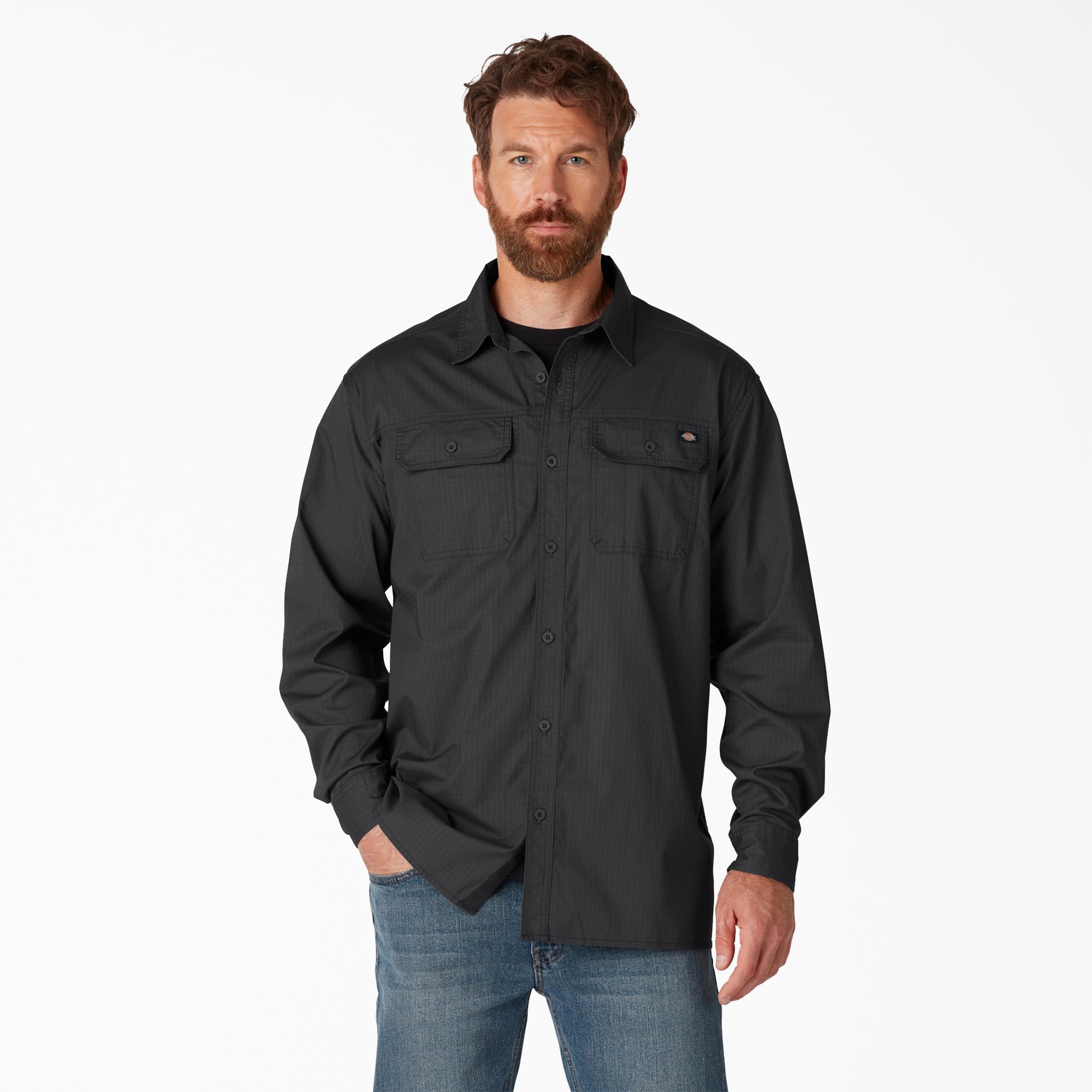 FLEX Ripstop Long Sleeve Shirt-Men|Dickies
