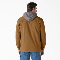 Water Repellent Duck Hooded Shirt Jacket-Sale|Dickies