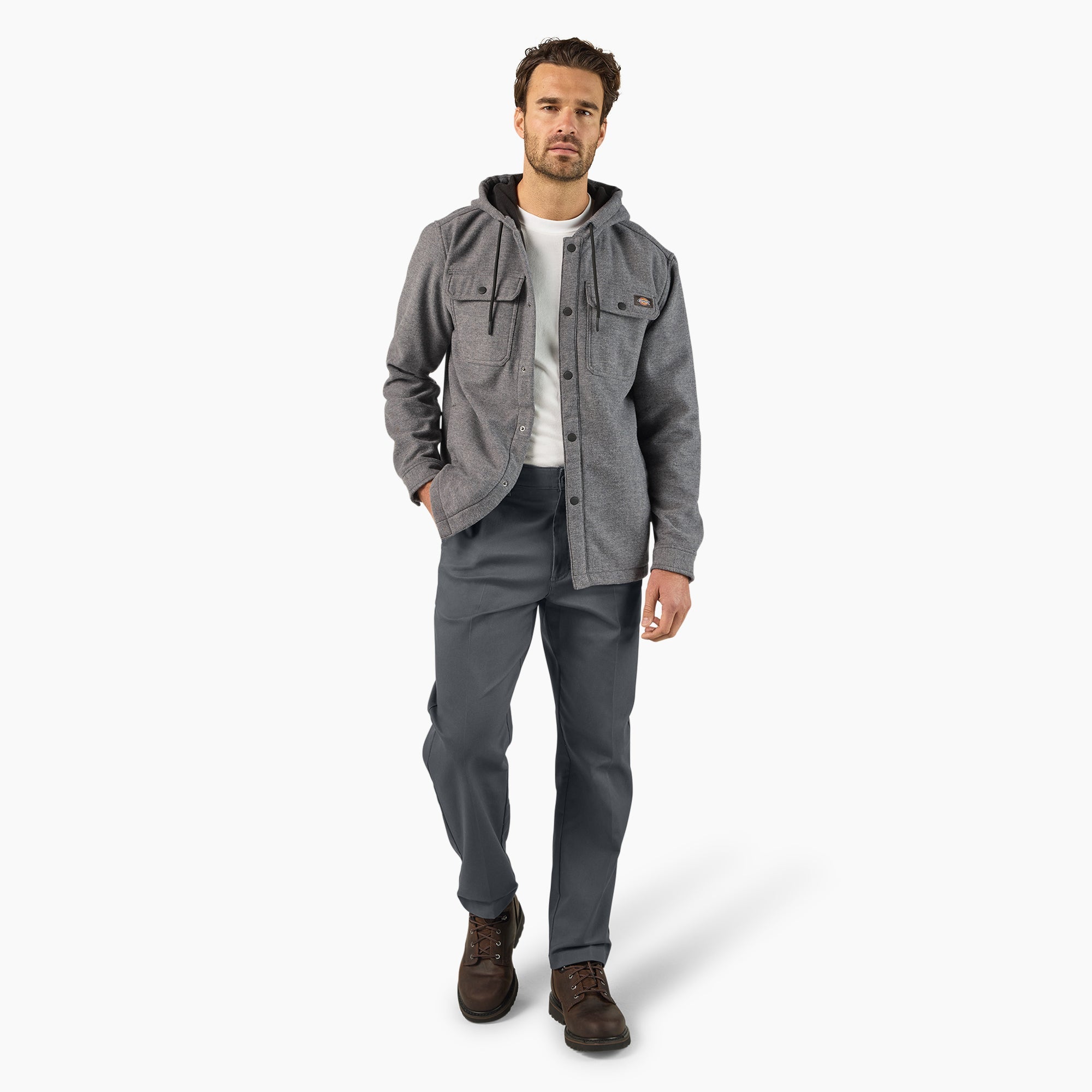 Relaxed Fit Shirt Jacket-Men|Dickies