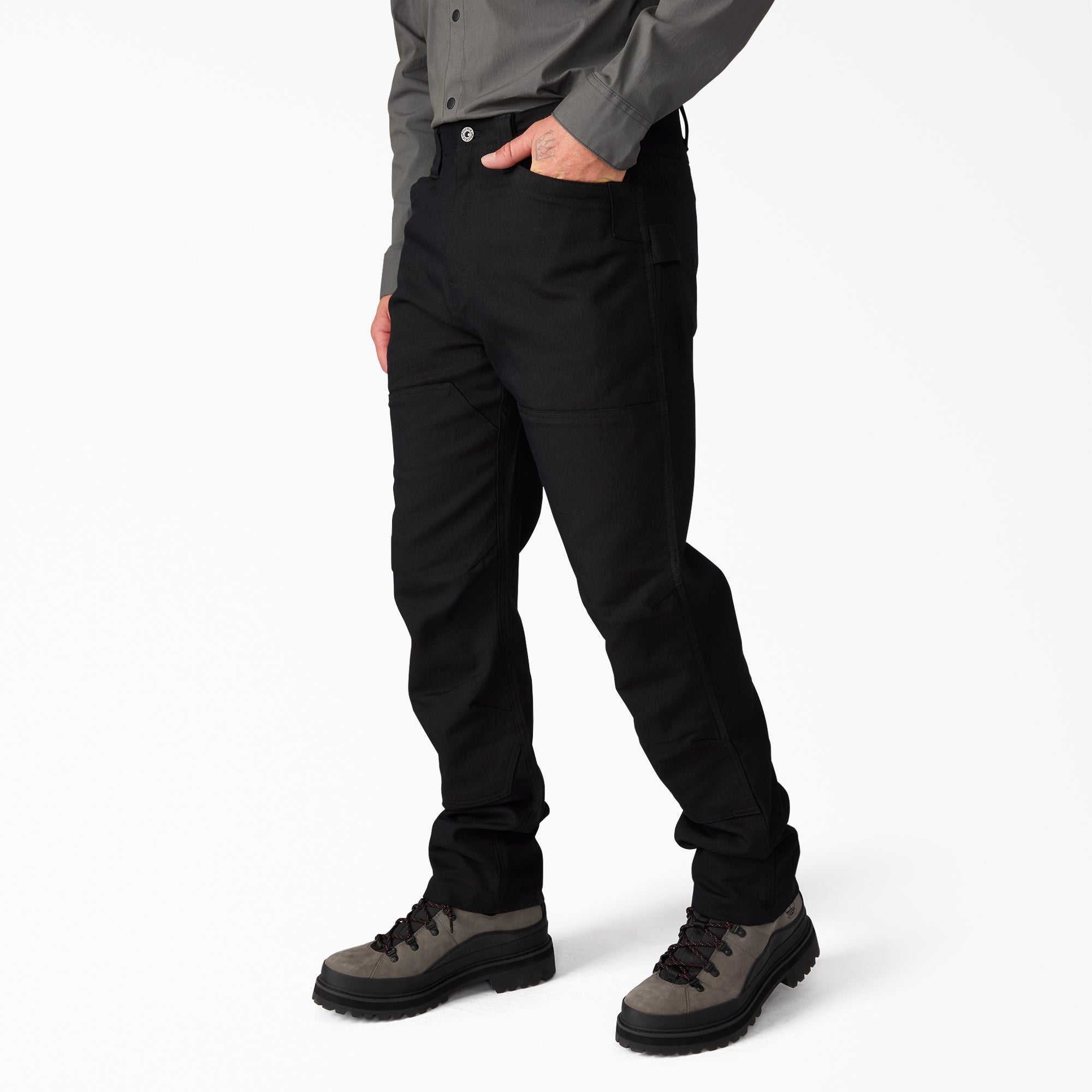 Tradebuilt Duck Canvas Double Knee Pants-Men|Dickies