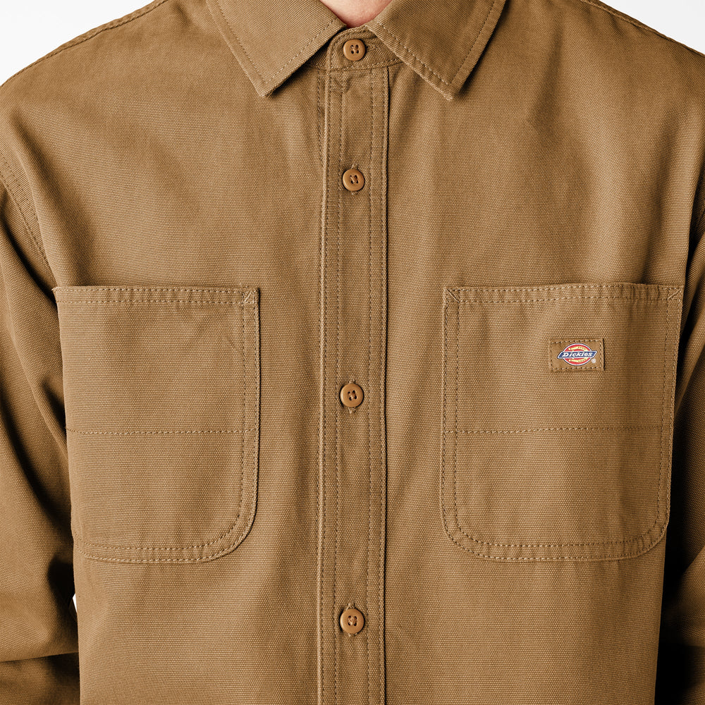 Duck Canvas Long Sleeve Utility Shirt-Sale|Dickies