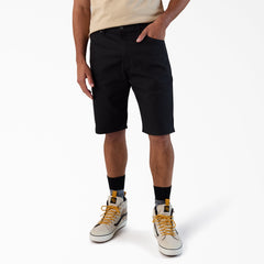 FLEX 5-Pocket Duck Canvas Shorts, 11"-Men|Dickies