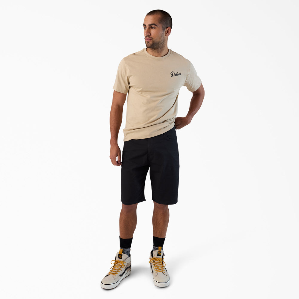 FLEX 5-Pocket Duck Canvas Shorts, 11"-Men|Dickies