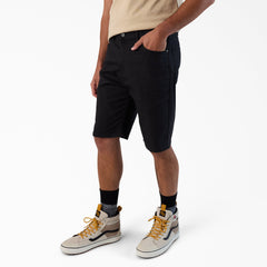 FLEX 5-Pocket Duck Canvas Shorts, 11"-Men|Dickies