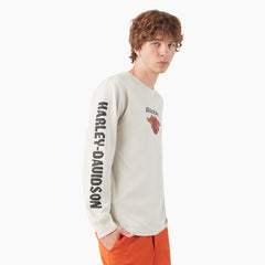 Dickies x Harley-Davidson Heavyweight Long Sleeve Eagle Tee-Men|Dickies
