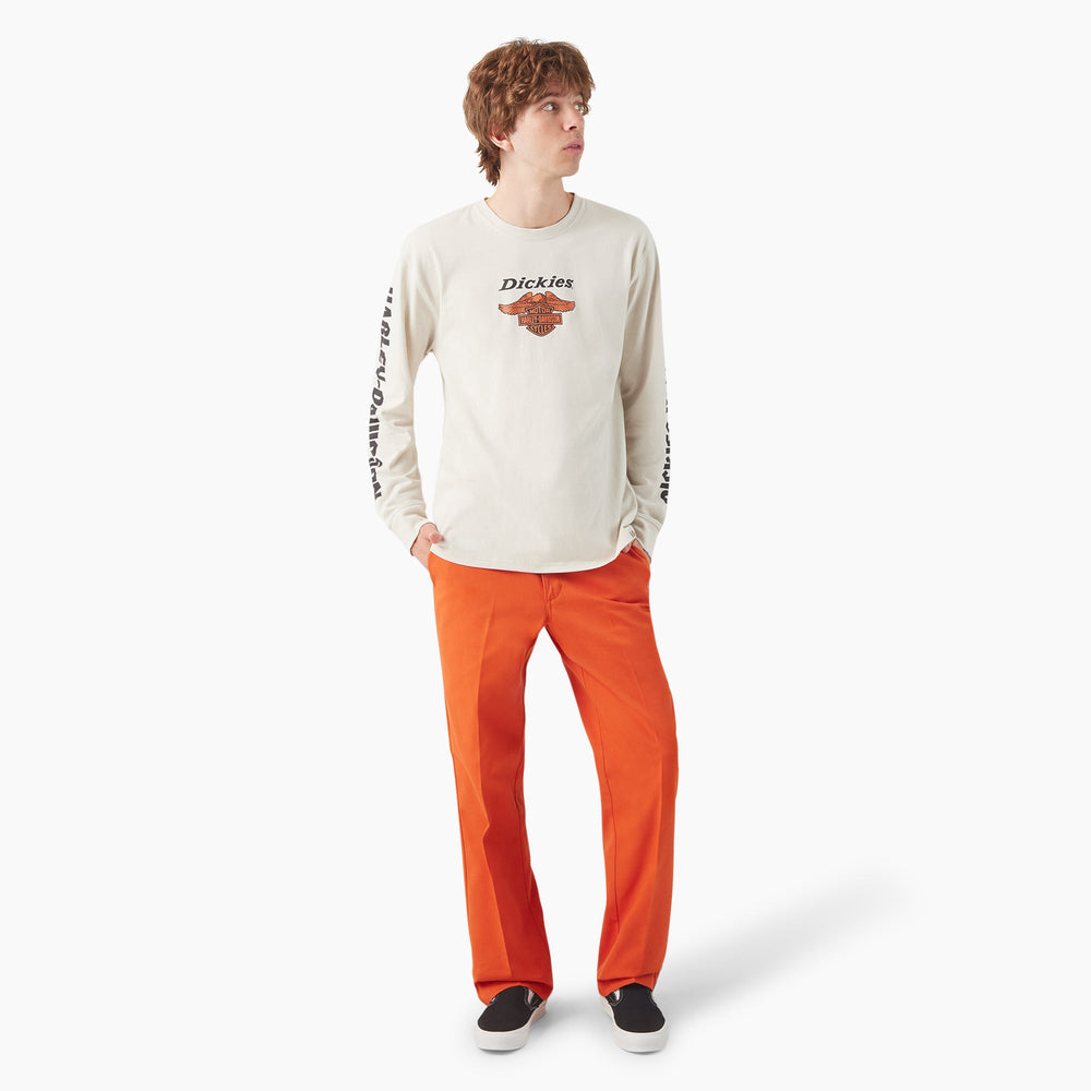 Dickies x Harley-Davidson Heavyweight Long Sleeve Eagle Tee-Men|Dickies