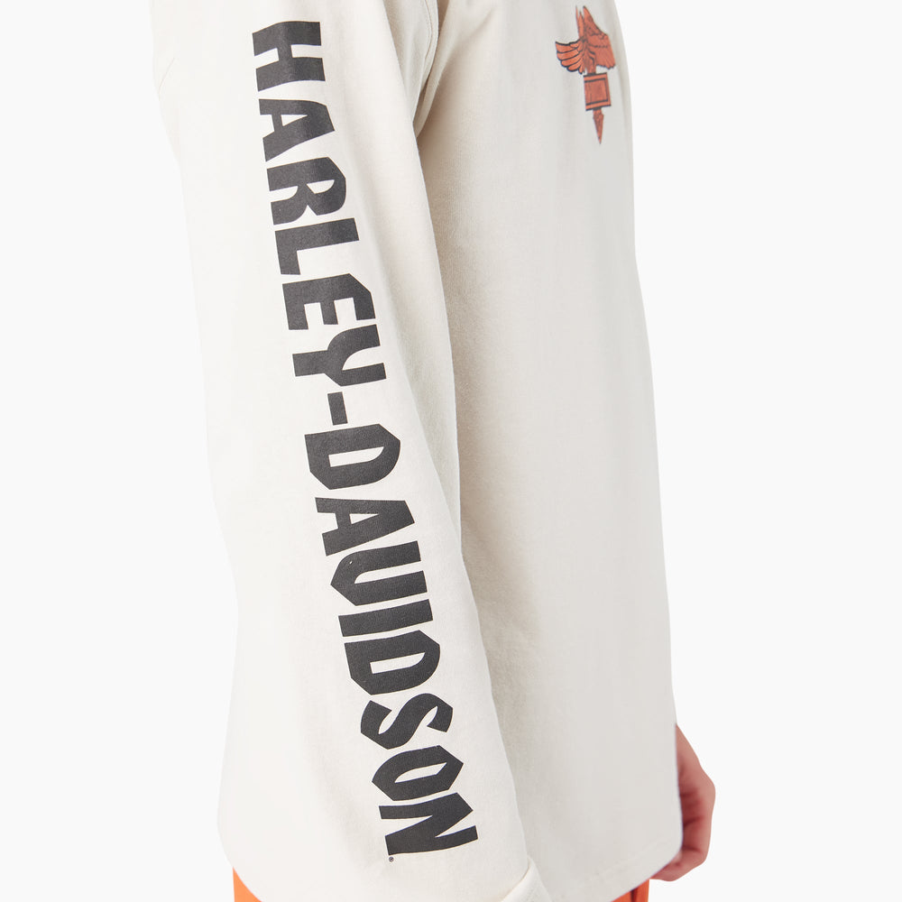 Dickies x Harley-Davidson Heavyweight Long Sleeve Eagle Tee-Men|Dickies