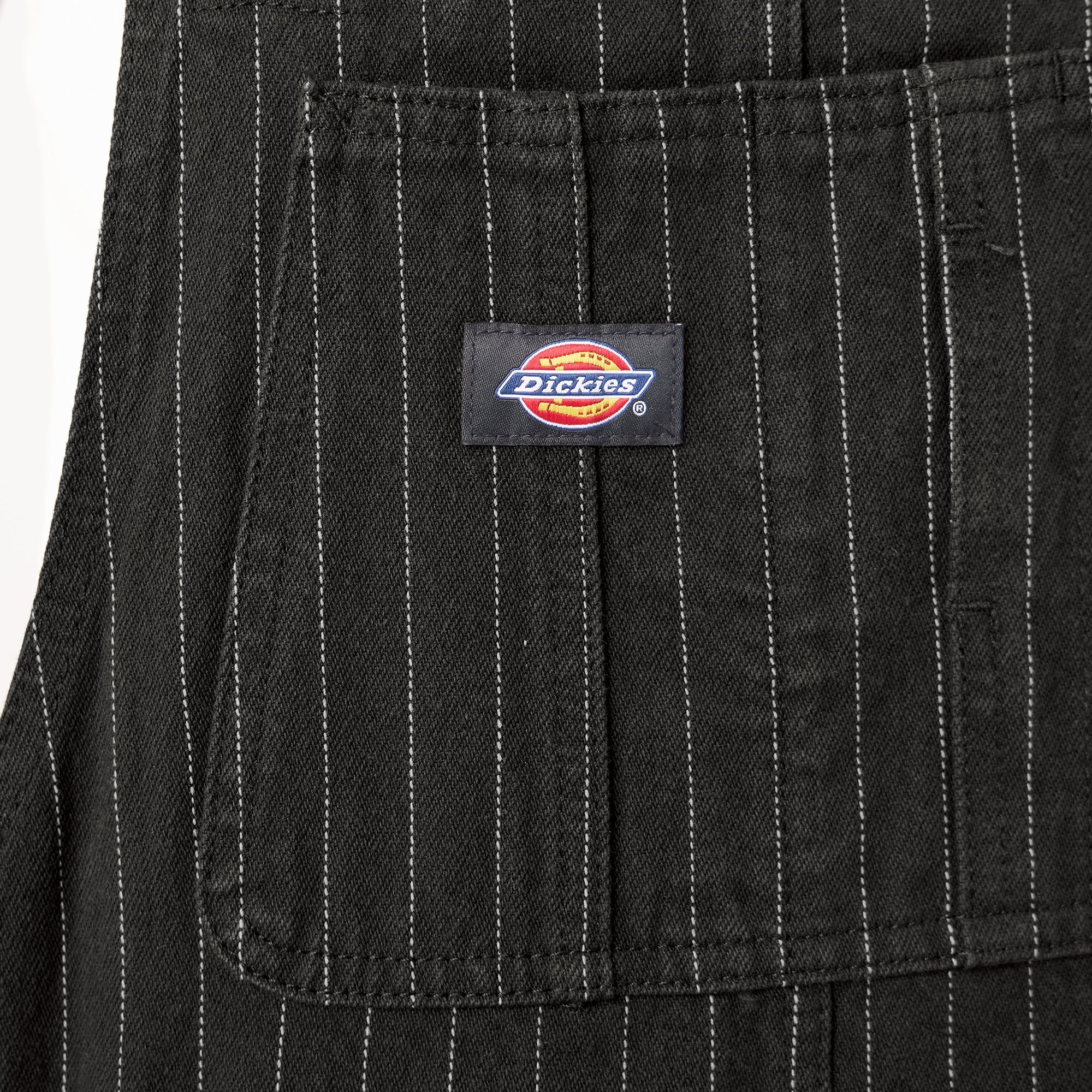 Women’s Pinstripe Service Bib Overalls-Sale|Dickies