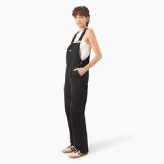Women’s Pinstripe Service Bib Overalls-Sale|Dickies