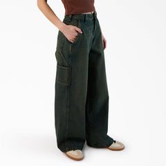 Women’s Loose Fit Denim Carpenter Jeans-Sale|Dickies