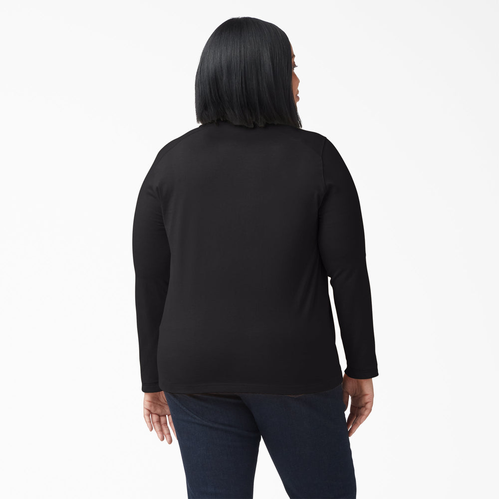 Women's Plus Heavyweight Henley-Women|Dickies