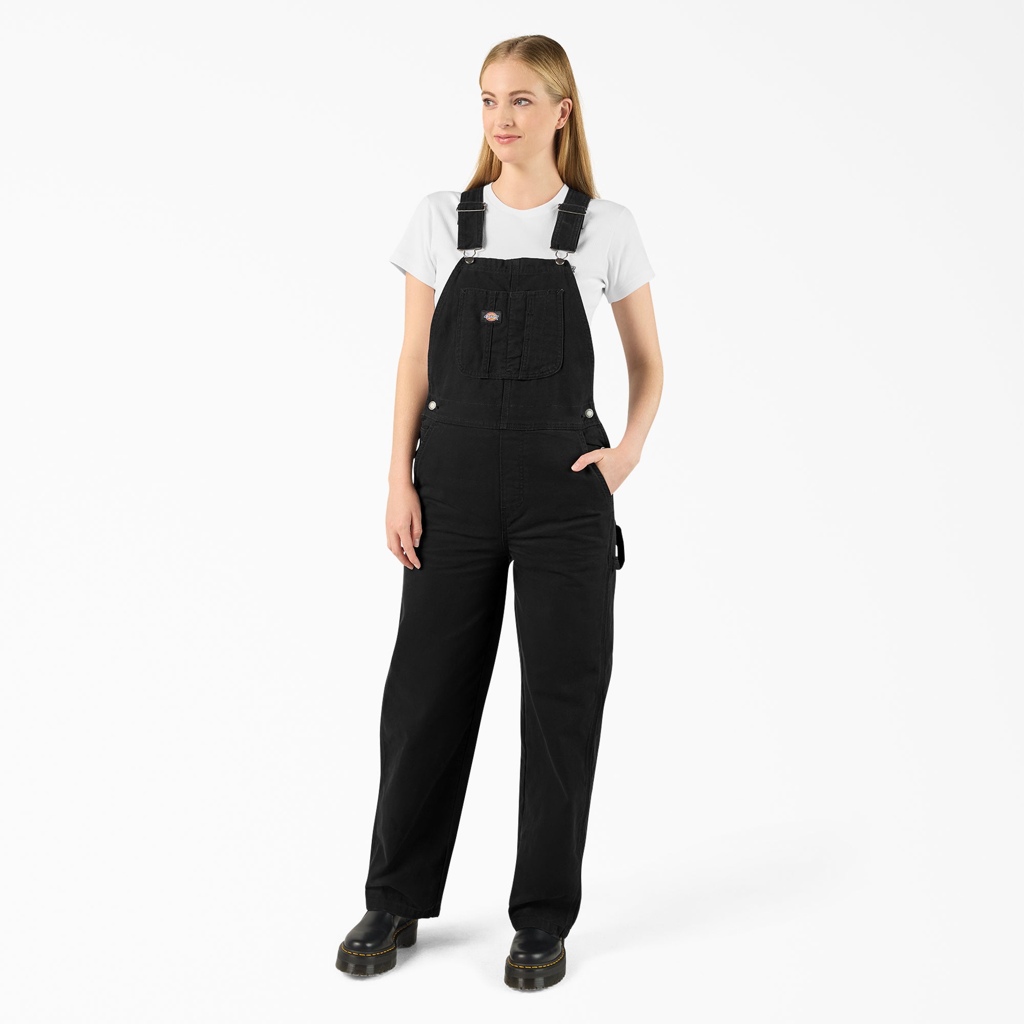 Women’s Canvas Bib Overalls-Women|Dickies